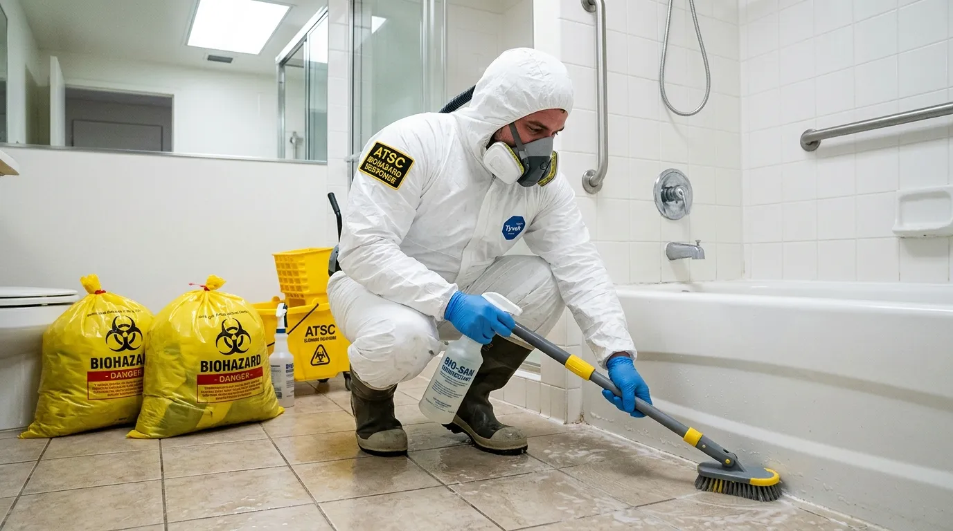 Decontamination equipment deployed for Blood Cleanup in North Auburn